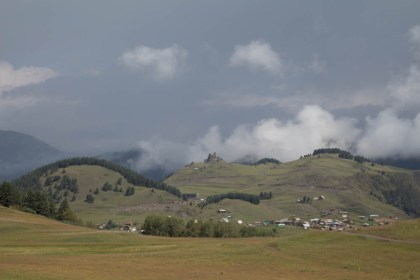 Omalo, with the towers of Keselo watching over